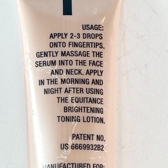 Equitance Brightening Serum + Dark Spot Corrector Uneven Travel .2 fl oz 7g New - Picture 5 of 5